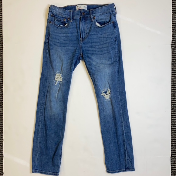 Abercrombie kids skinny jeans size 13 back/14 - Picture 1 of 5